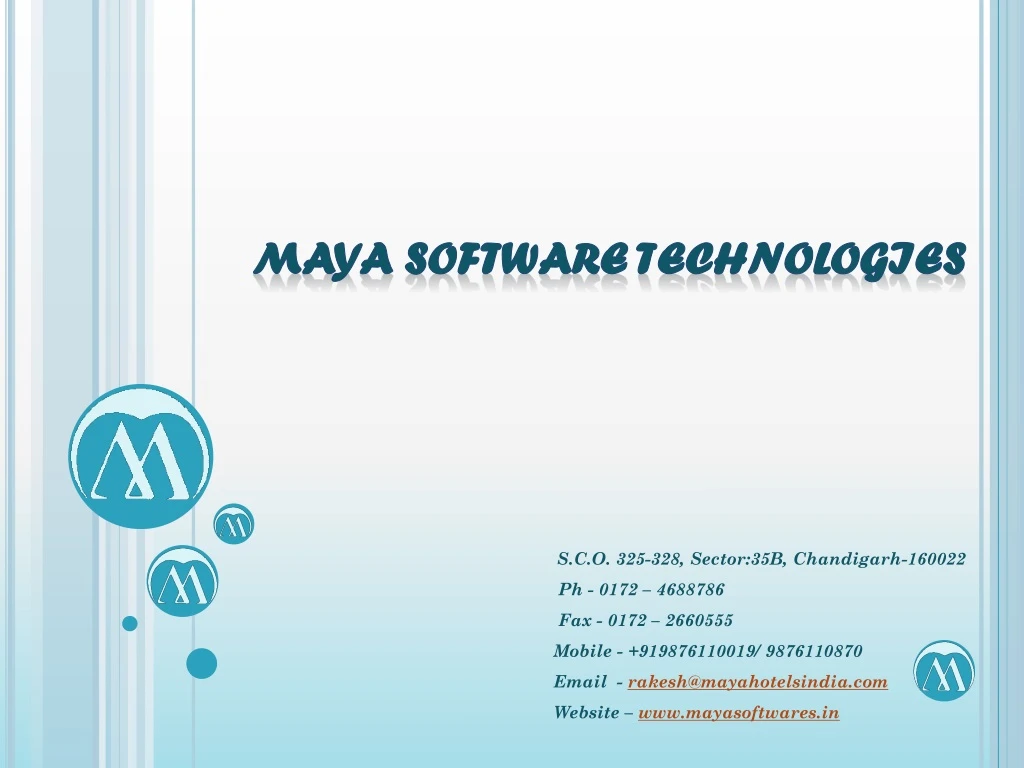 maya software technologies