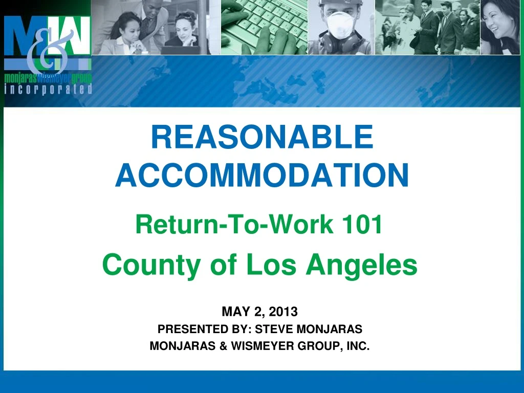 reasonable accommodation