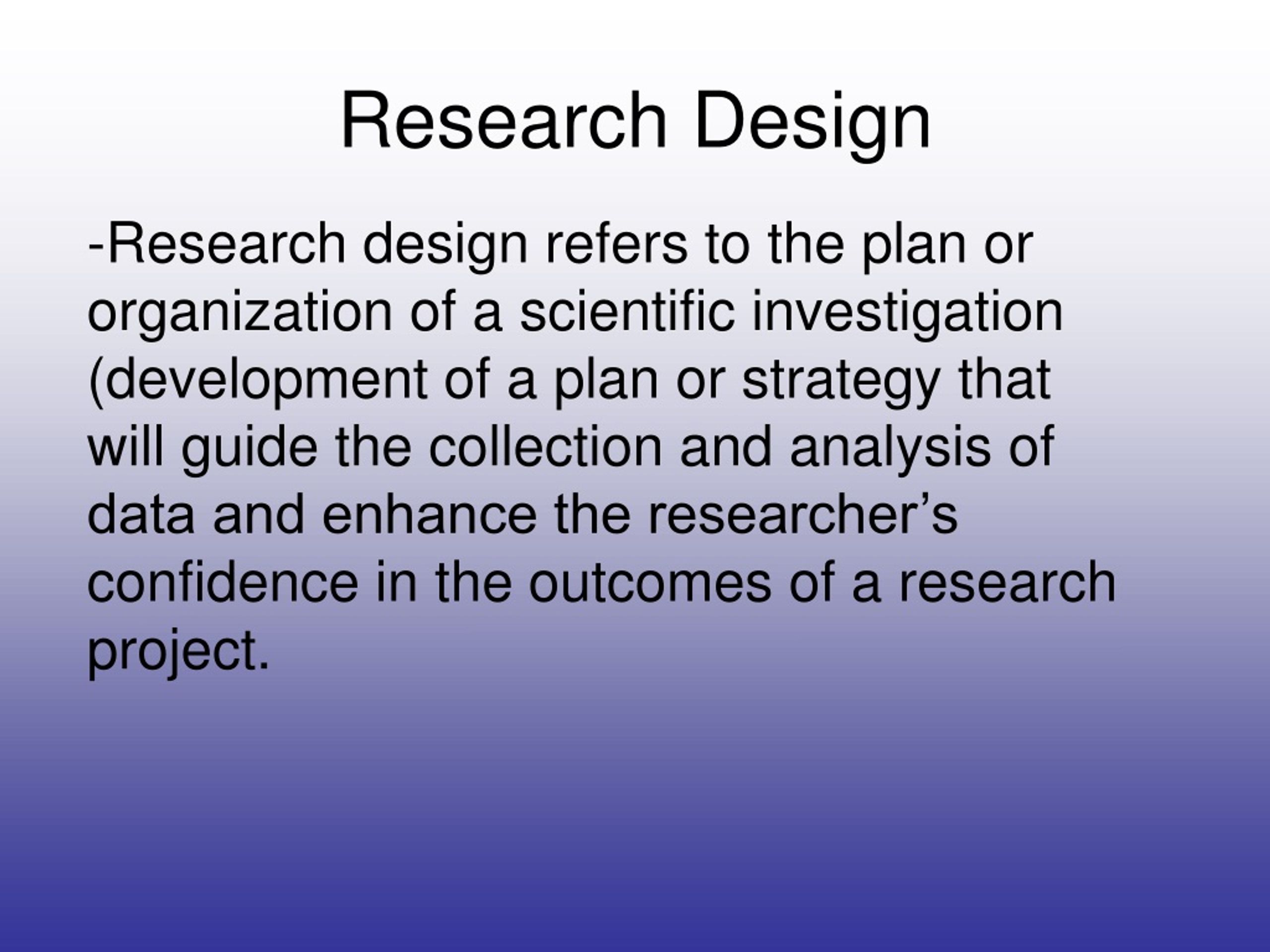 PPT - Research Design PowerPoint Presentation, free download - ID:9220286