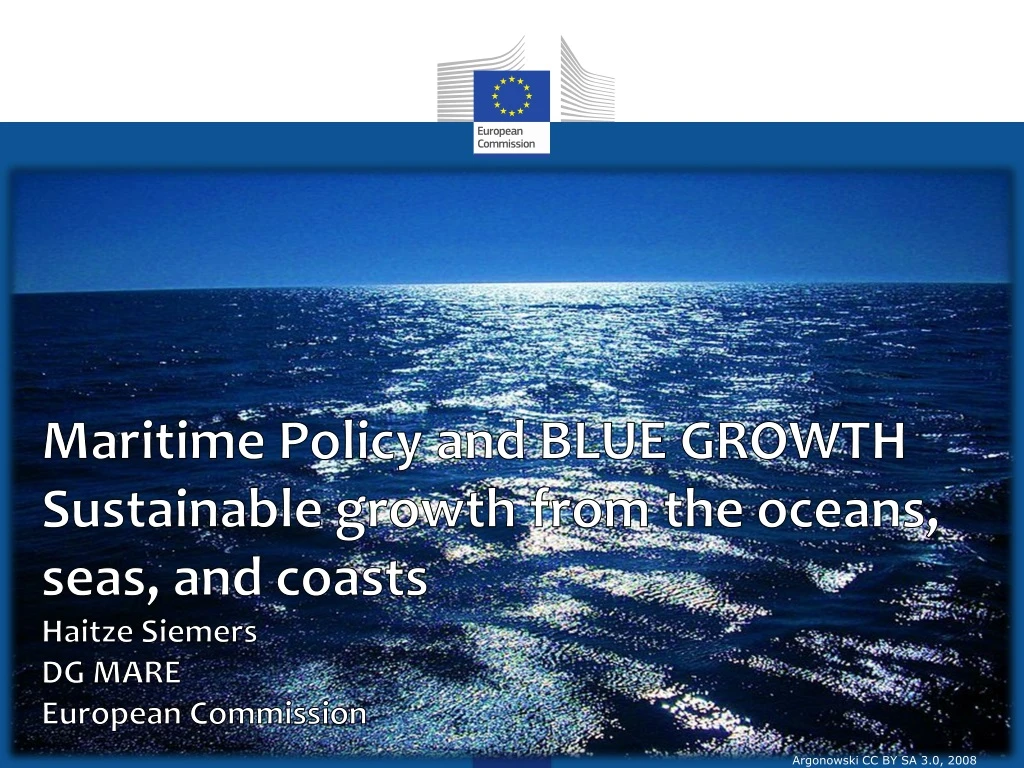 maritime policy and blue growth sustainable