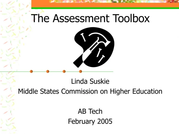 The Assessment Toolbox