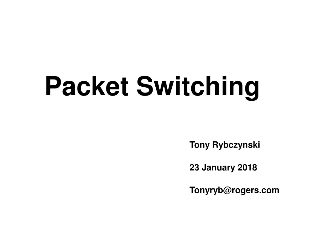 packet switching