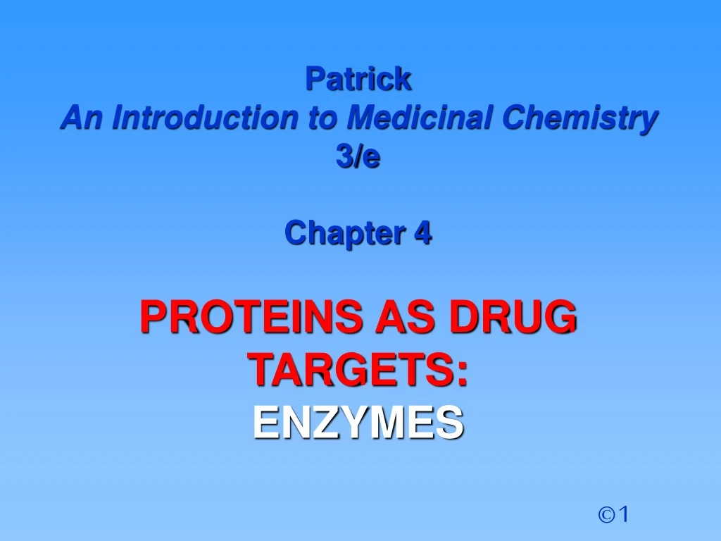 patrick an introduction to medicinal chemistry