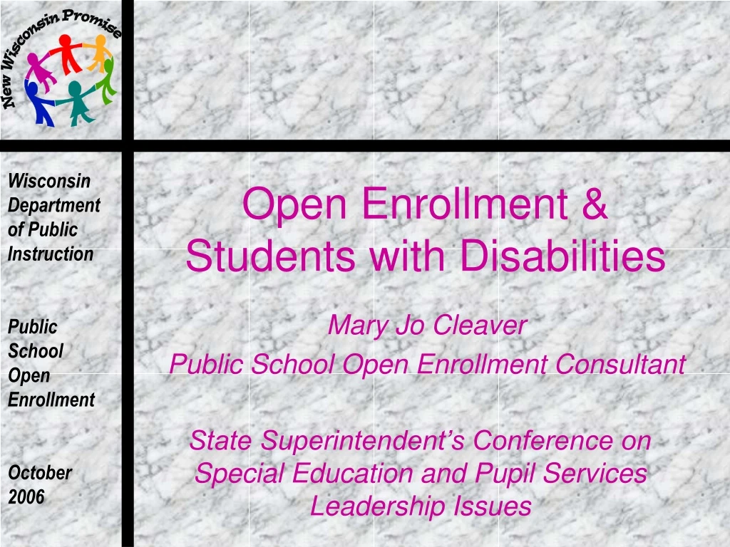 open enrollment students with disabilities