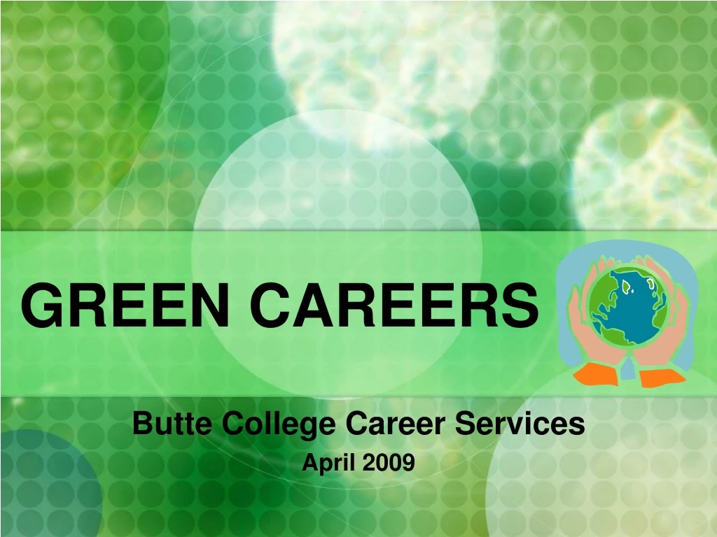 green careers