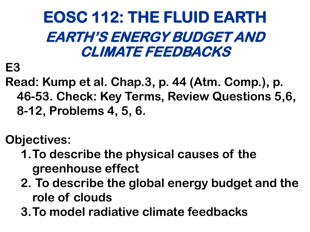 eosc 112 the fluid earth