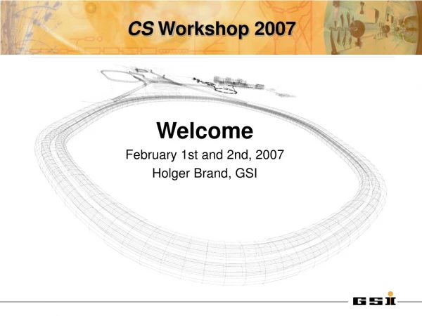 CS  Workshop 2007