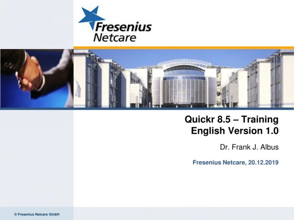 Quickr 8.5 – Training English Version 1.0