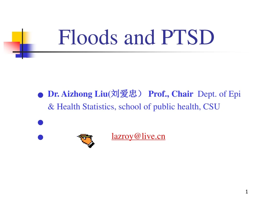 floods and ptsd