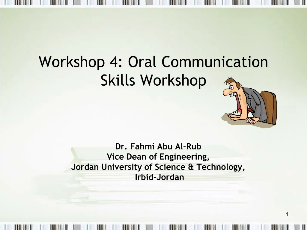 workshop 4 oral communication skills workshop