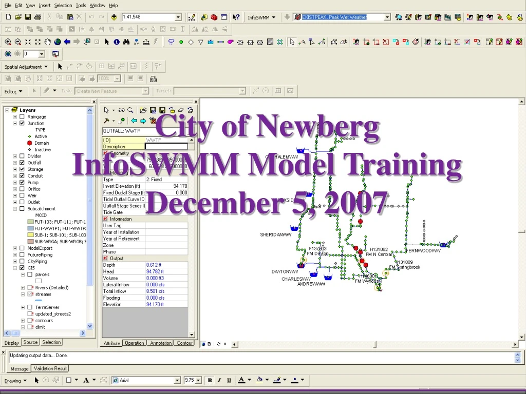 city of newberg infoswmm model training december