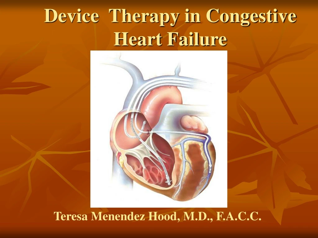 device therapy in congestive heart failure