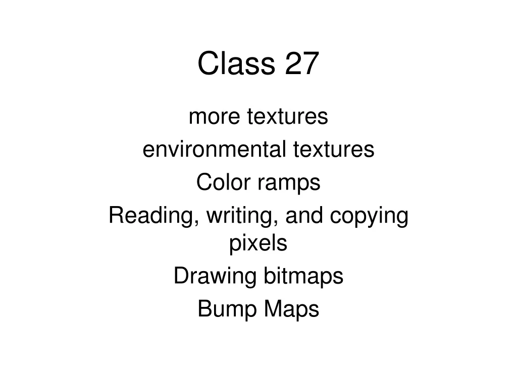 class 27