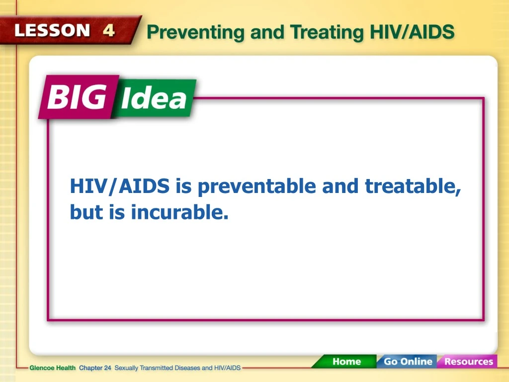 hiv aids is preventable and treatable