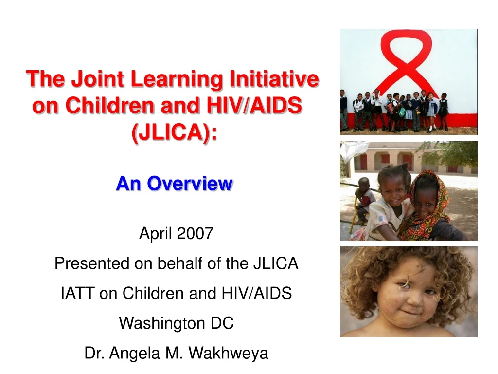 the joint learning initiative on children