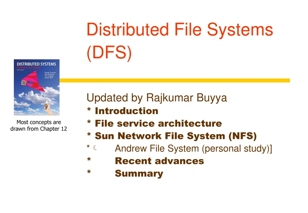 distributed file systems dfs