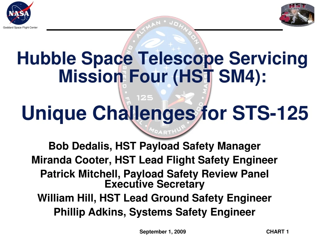 hubble space telescope servicing mission four hst sm4 unique challenges for sts 125