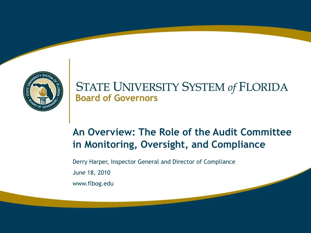 an overview the role of the audit committee