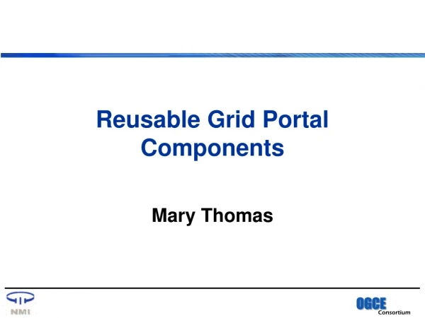 Reusable Grid Portal Components