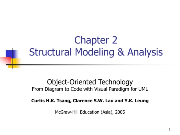 Chapter 2 Structural Modeling &amp; Analysis