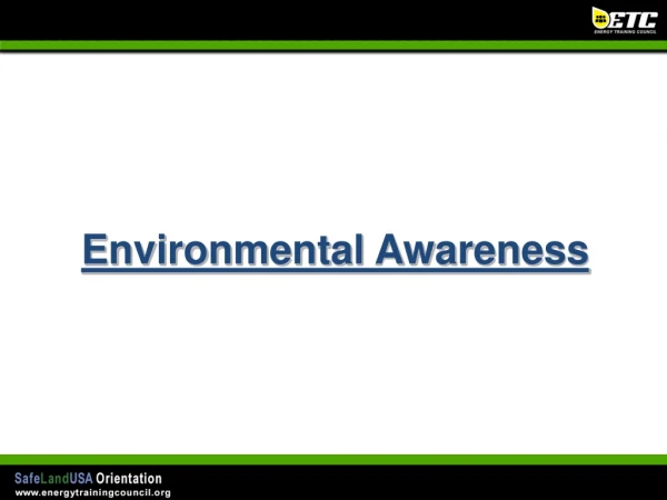 Environmental Awareness