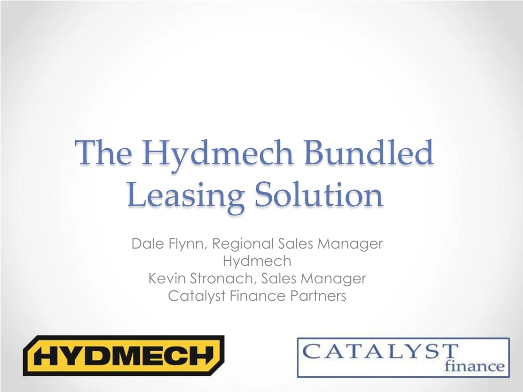 the hydmech bundled leasing solution