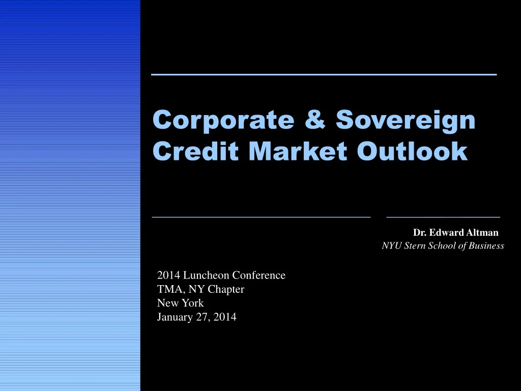 corporate sovereign credit market outlook