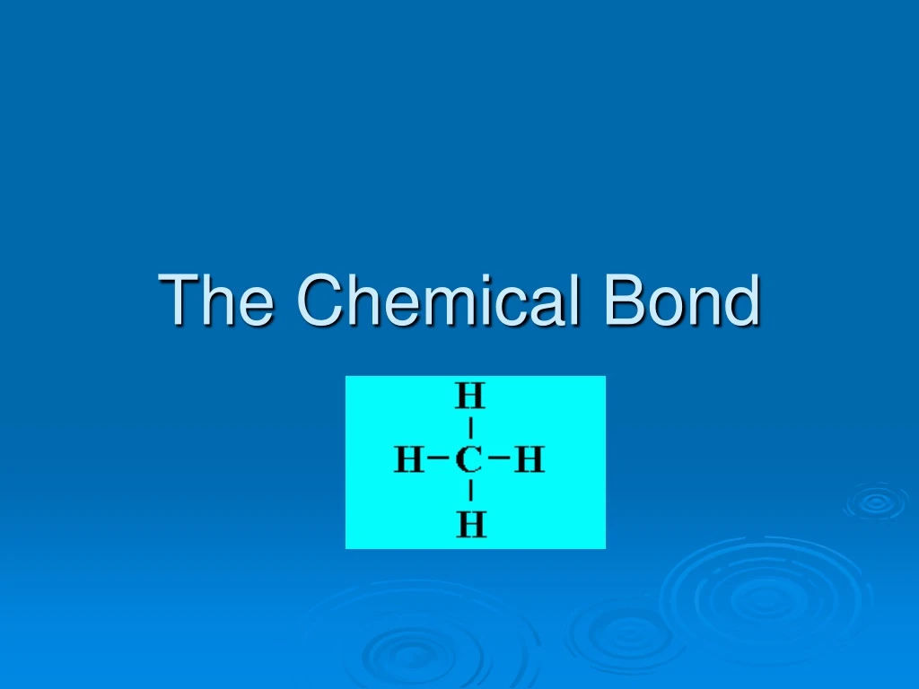 the chemical bond