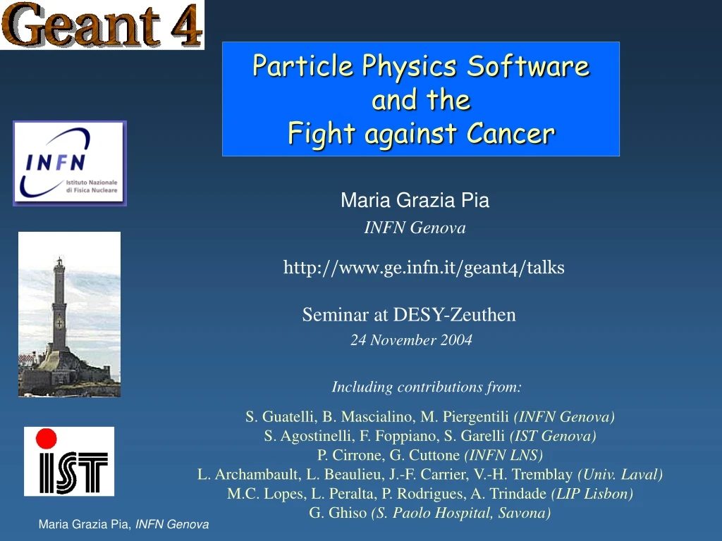 particle physics software and the fight against cancer