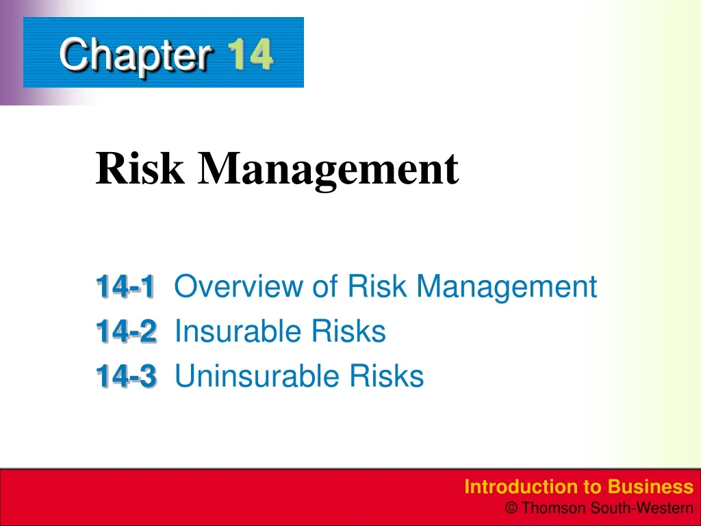 risk management