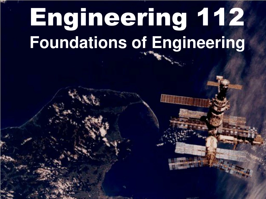 engineering 112