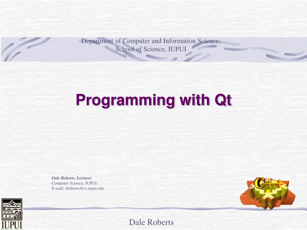 programming with qt