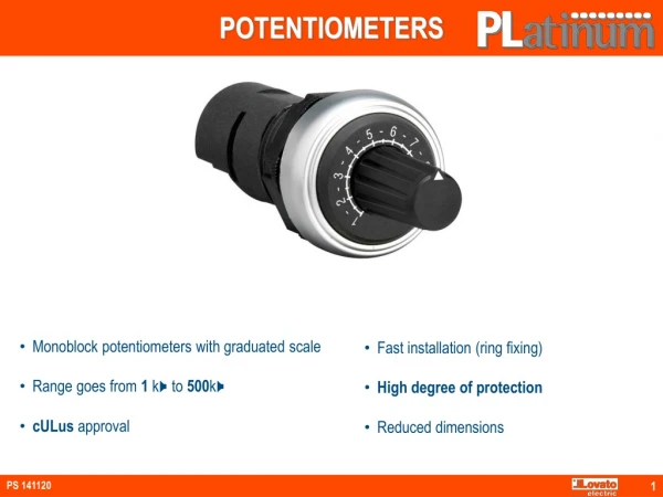 POTENTIOMETERS