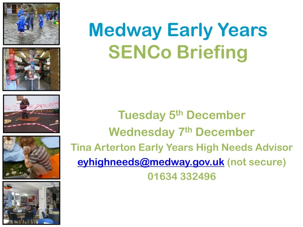 medway early years senco briefing