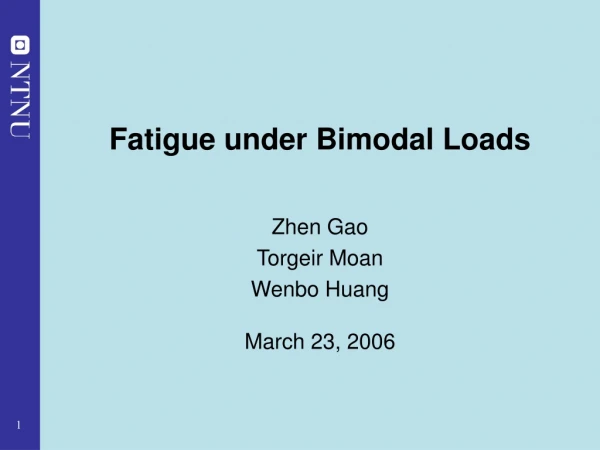 Fatigue under Bimodal Loads