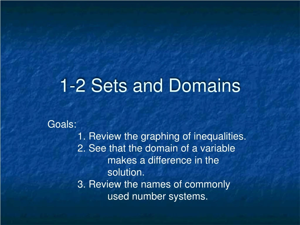 1 2 sets and domains