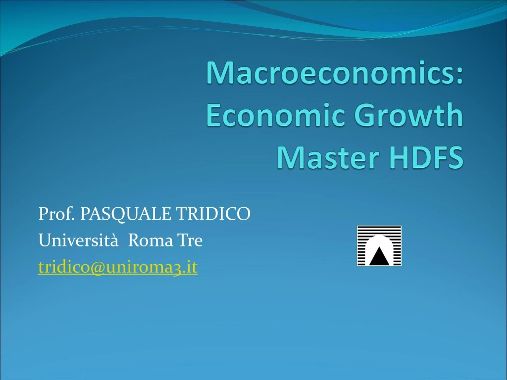 macroeconomics economic growth master hdfs