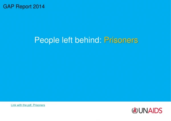 GAP Report 2014 People left behind:  Prisoners