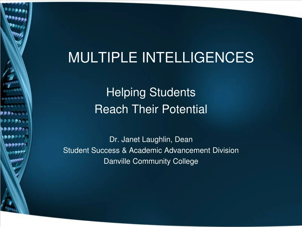 multiple intelligences