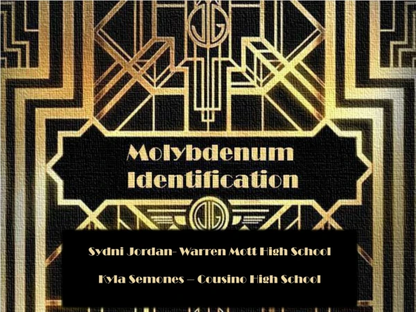 Sydni Jordan- Warren Mott High School Kyla Semones – Cousino High School