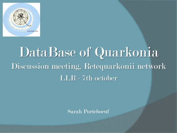 DataBase  of  Quarkonia