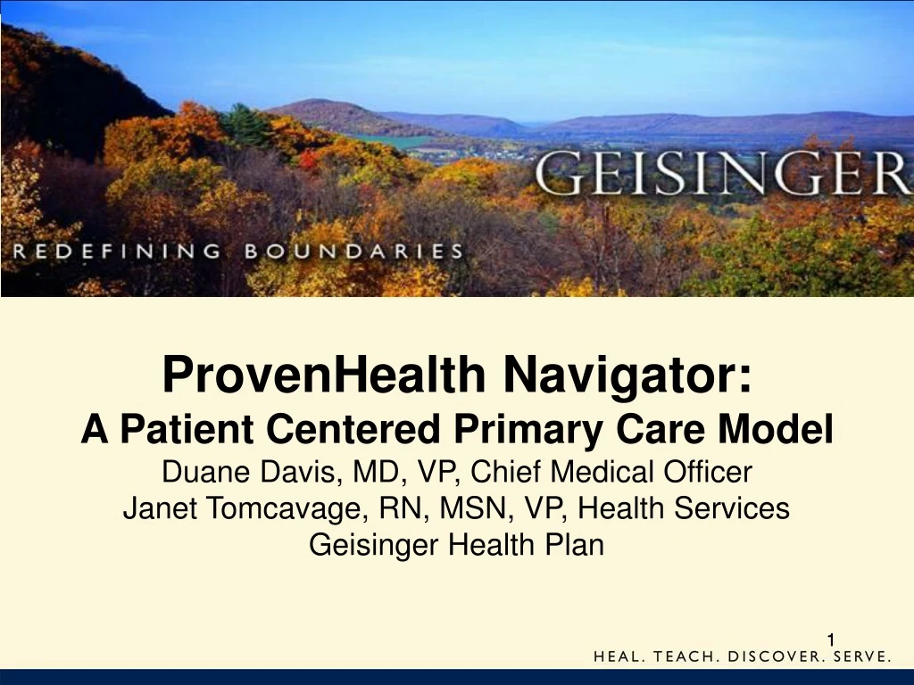 provenhealth navigator a patient centered primary