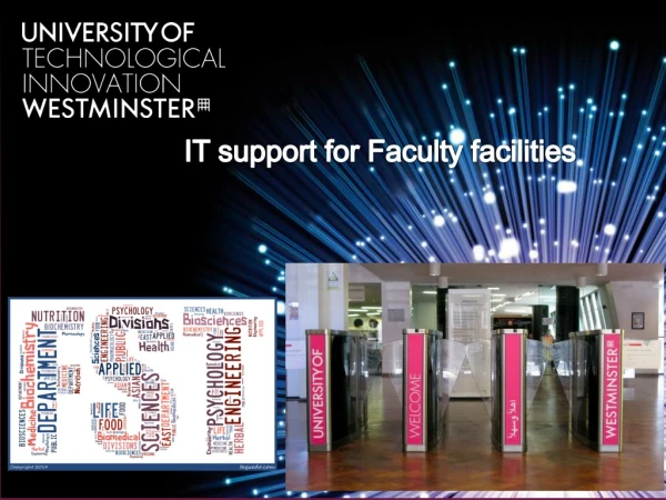 IT support for Faculty facilities