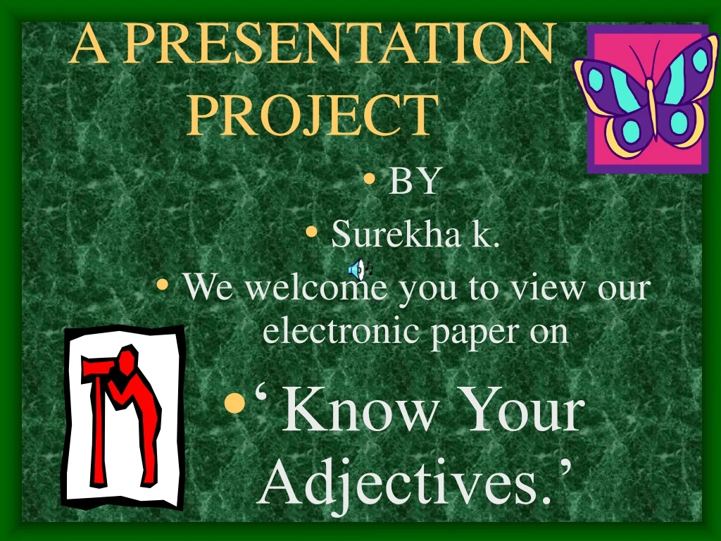 a presentation project