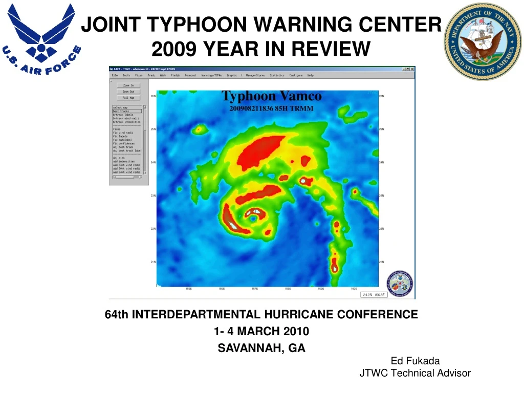 joint typhoon warning center 2009 year in review
