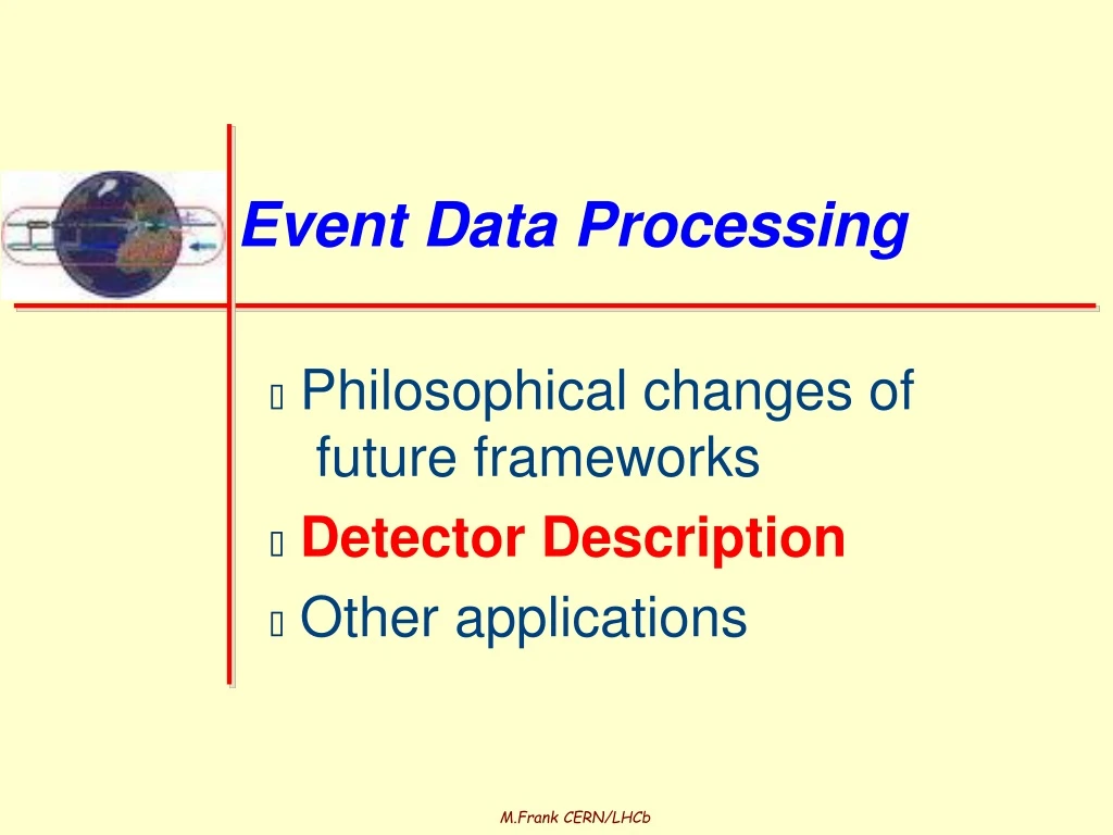 event data processing