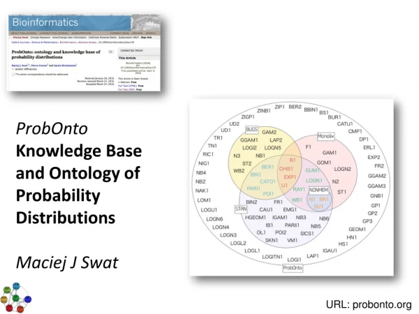 ProbOnto  Knowledge Base and Ontology of Probability Distributions Maciej J Swat