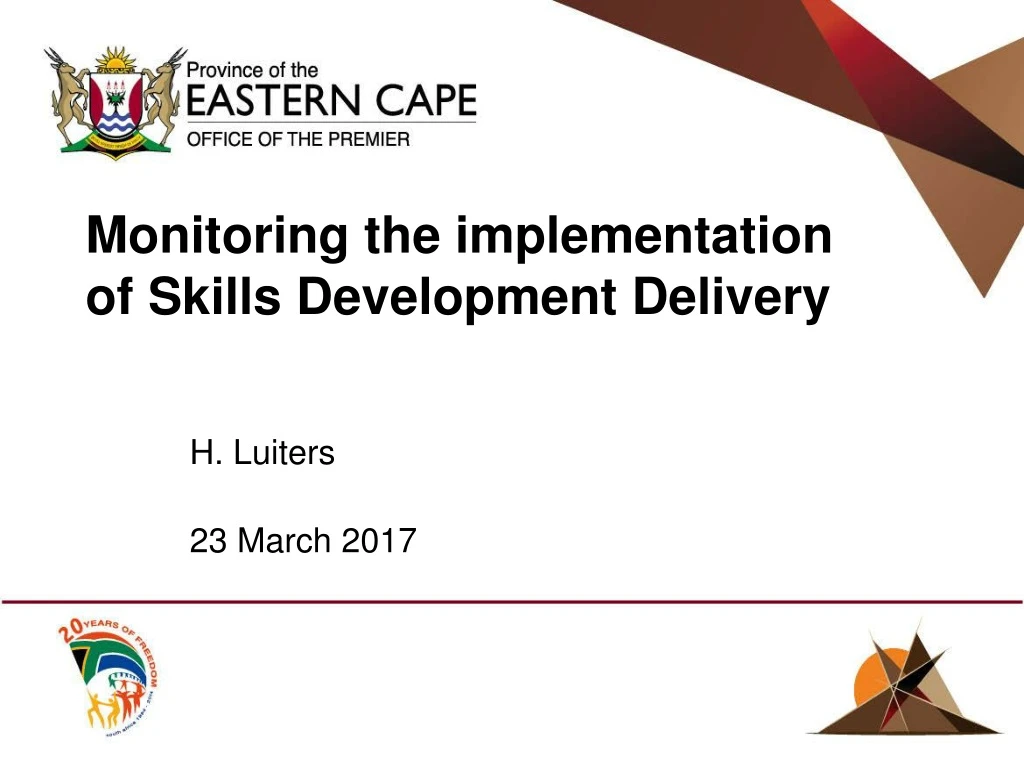 monitoring the implementation of skills