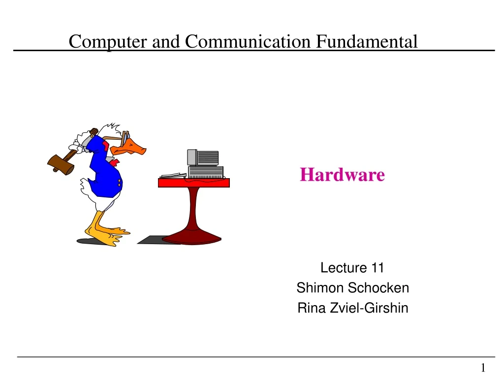 computer and communication fundamental