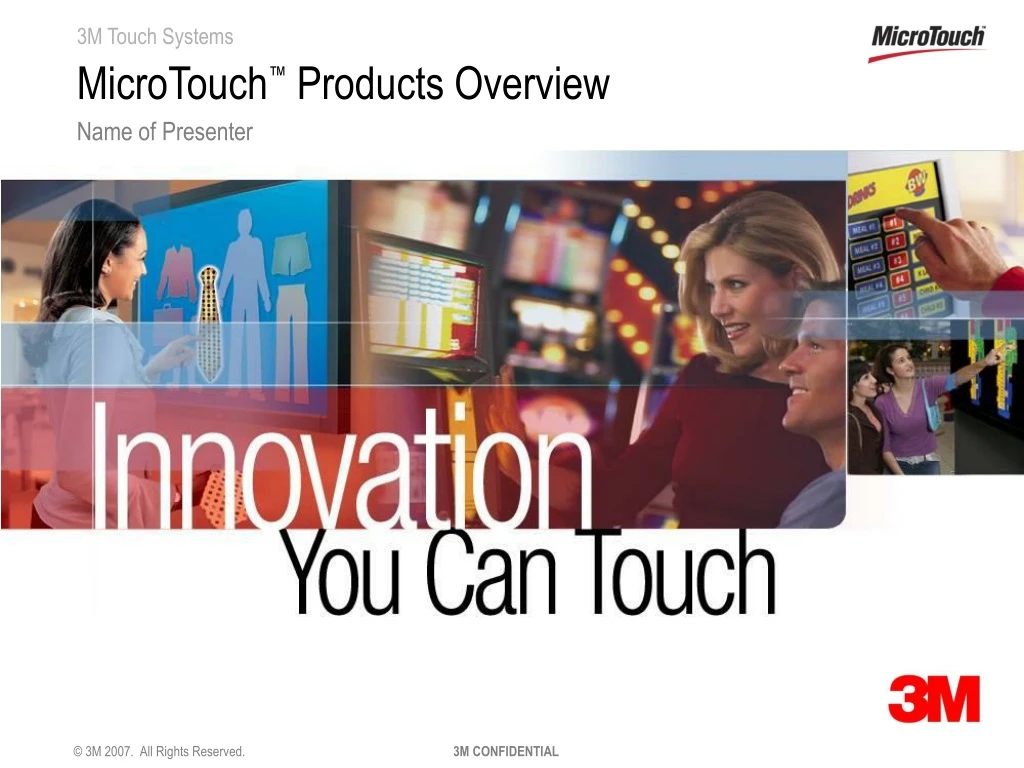 microtouch products overview